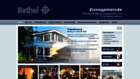 What Zionsgemeinde-bethel.de website looked like in 2020 (4 years ago)