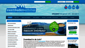 What Zwembadenwebshop.nl website looked like in 2020 (6 years ago)