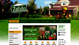What Zafido-eshop.cz website looked like in 2020 (4 years ago)