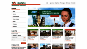 What Zaliauskai.lt website looked like in 2020 (4 years ago)