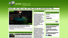 What Zelenezpravy.cz website looked like in 2020 (4 years ago)