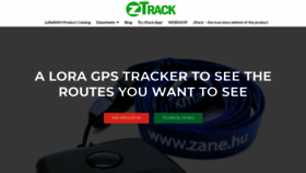 What Ztrackmap.com website looked like in 2020 (4 years ago)