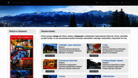 What Zakopane-kwatery.pl website looked like in 2020 (4 years ago)