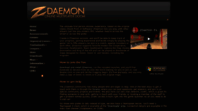 What Zdaemon.org website looked like in 2020 (4 years ago)