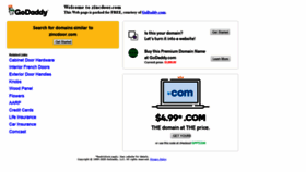 What Zincdoor.com website looked like in 2020 (4 years ago)