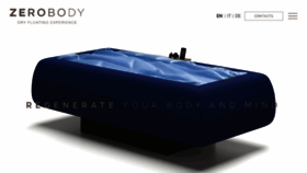 What Zerobody.com website looked like in 2020 (5 years ago)