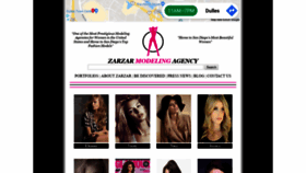 What Zarzarmodels.com website looked like in 2020 (4 years ago)