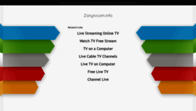 What Zonytvcom.info website looked like in 2020 (4 years ago)