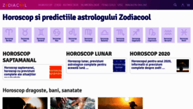 What Zodiacool.ro website looked like in 2020 (4 years ago)