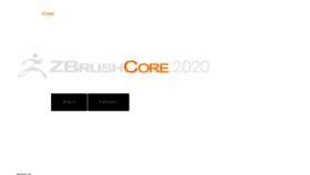 What Zbrushcore.com website looked like in 2020 (4 years ago)