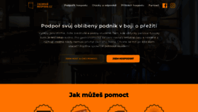 What Zachranhospodu.cz website looked like in 2020 (4 years ago)