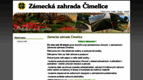 What Zahradacimelice.cz website looked like in 2020 (4 years ago)