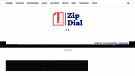 What Zipdial.com website looked like in 2020 (4 years ago)