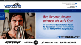 What Zweirad-wermes.de website looked like in 2020 (4 years ago)
