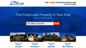 What Zip-foreclosures.com website looked like in 2020 (4 years ago)