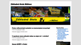 What Zsmalinec.sk website looked like in 2020 (4 years ago)
