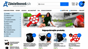 What Zasielkonos.sk website looked like in 2020 (4 years ago)