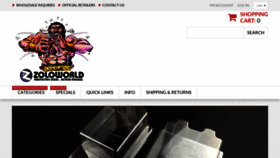 What Zoloworld.com website looked like in 2020 (4 years ago)