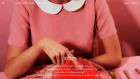 What Zoldijewels.com website looked like in 2020 (5 years ago)