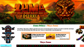 What Zumadeluxe.org website looked like in 2020 (4 years ago)