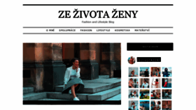 What Zezivotazeny.cz website looked like in 2020 (4 years ago)