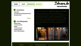 What Zebuana.de website looked like in 2020 (4 years ago)
