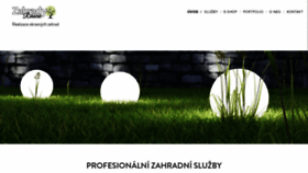 What Zahrady-rihacek.cz website looked like in 2020 (4 years ago)