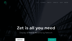 What Zetads.com website looked like in 2020 (4 years ago)