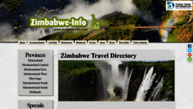What Zimbabwe-info.com website looked like in 2020 (4 years ago)