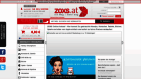 What Zoxs.at website looked like in 2020 (4 years ago)