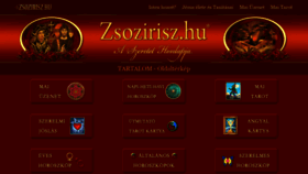 What Zsozirisz.hu website looked like in 2020 (3 years ago)