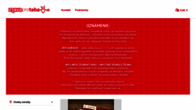 What Zlavapreteba.sk website looked like in 2020 (4 years ago)