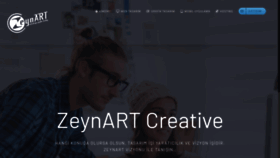 What Zeynart.com website looked like in 2020 (4 years ago)