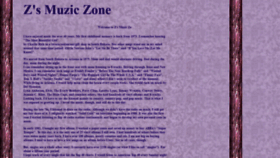 What Zsmuziczone.com website looked like in 2020 (4 years ago)