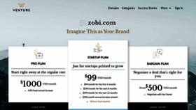What Zobi.com website looked like in 2020 (3 years ago)