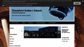 What Zelezarstvi-sazava.cz website looked like in 2020 (3 years ago)