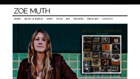 What Zoemuth.com website looked like in 2020 (4 years ago)