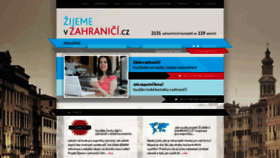 What Zijemevzahranici.cz website looked like in 2020 (3 years ago)