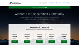 What Zammad.org website looked like in 2020 (3 years ago)