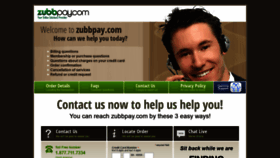 What Zubbpay.com website looked like in 2020 (3 years ago)