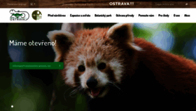 What Zoo-ostrava.cz website looked like in 2020 (3 years ago)