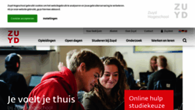 What Zuyd.nl website looked like in 2020 (3 years ago)