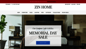 What Zinhome.com website looked like in 2020 (3 years ago)