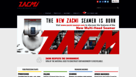 What Zacmi.com website looked like in 2020 (3 years ago)