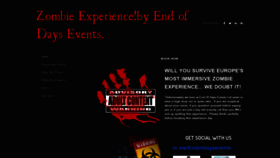 What Zombiesurvivalexperience.co.uk website looked like in 2020 (3 years ago)