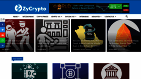What Zycrypto.com website looked like in 2020 (3 years ago)