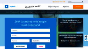 What Zorgselect.nl website looked like in 2020 (3 years ago)