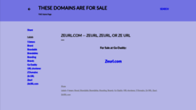 What Zeurl.com website looked like in 2020 (3 years ago)