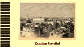 What Zanzibarhistory.org website looked like in 2020 (6 years ago)