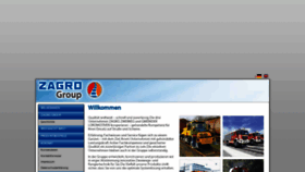 What Zagro-group.com website looked like in 2020 (3 years ago)